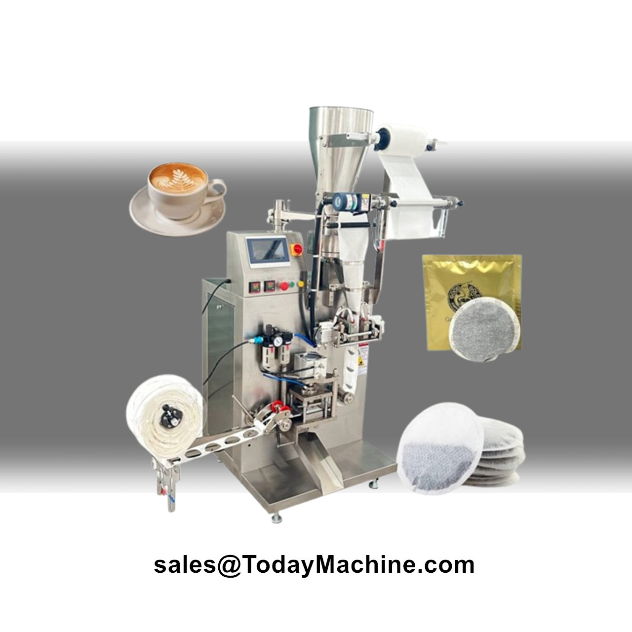 Coffee And Tea Filter - Automatic Filter Paper Tea Bag Round