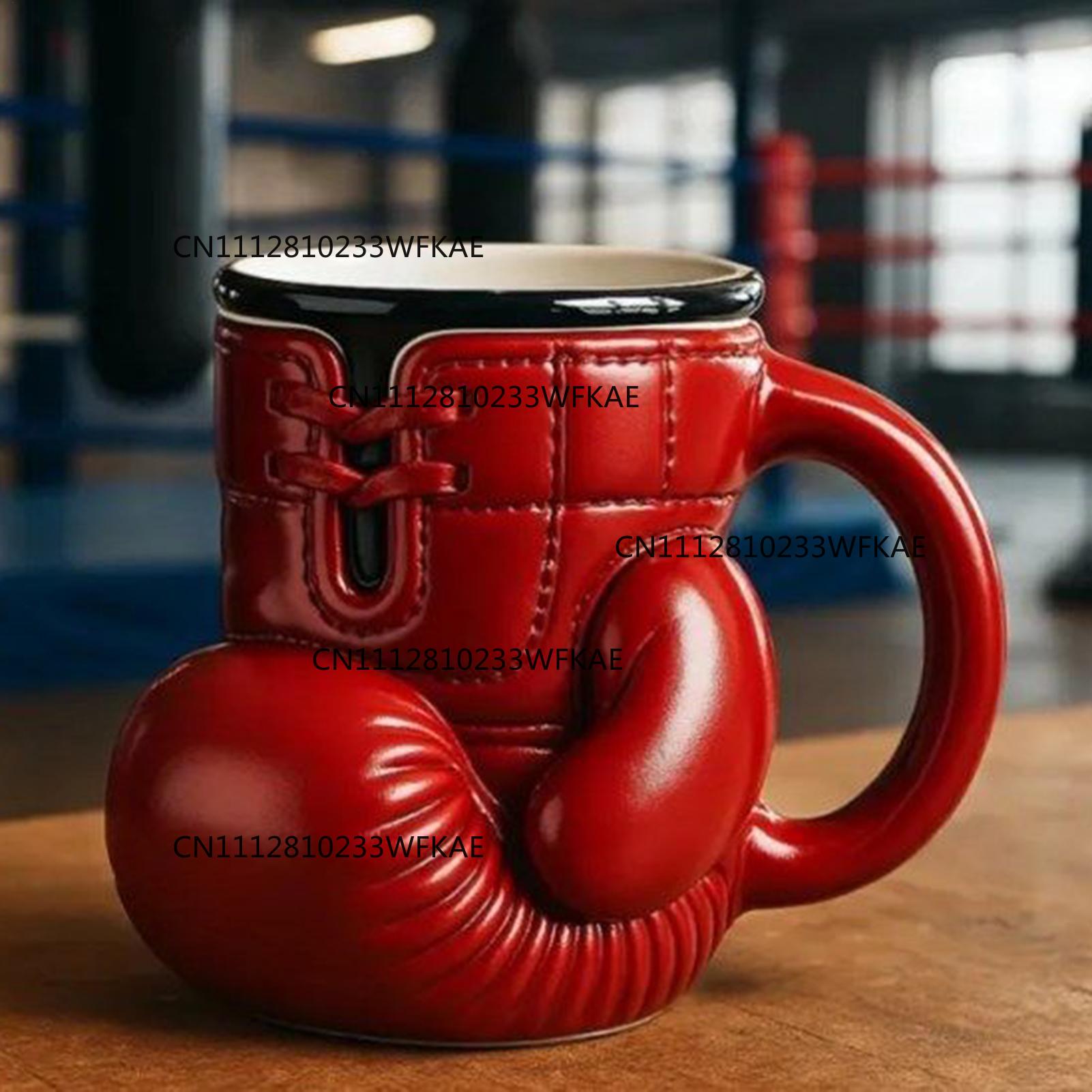 Coffee Tea Drink - Small Boxing Glove Mug Novelty Drinking