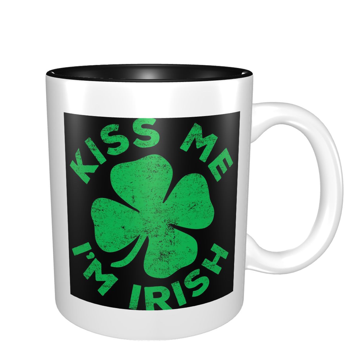 Coffee Tea You And Me - Kiss Me I'm Irish Mug Funny