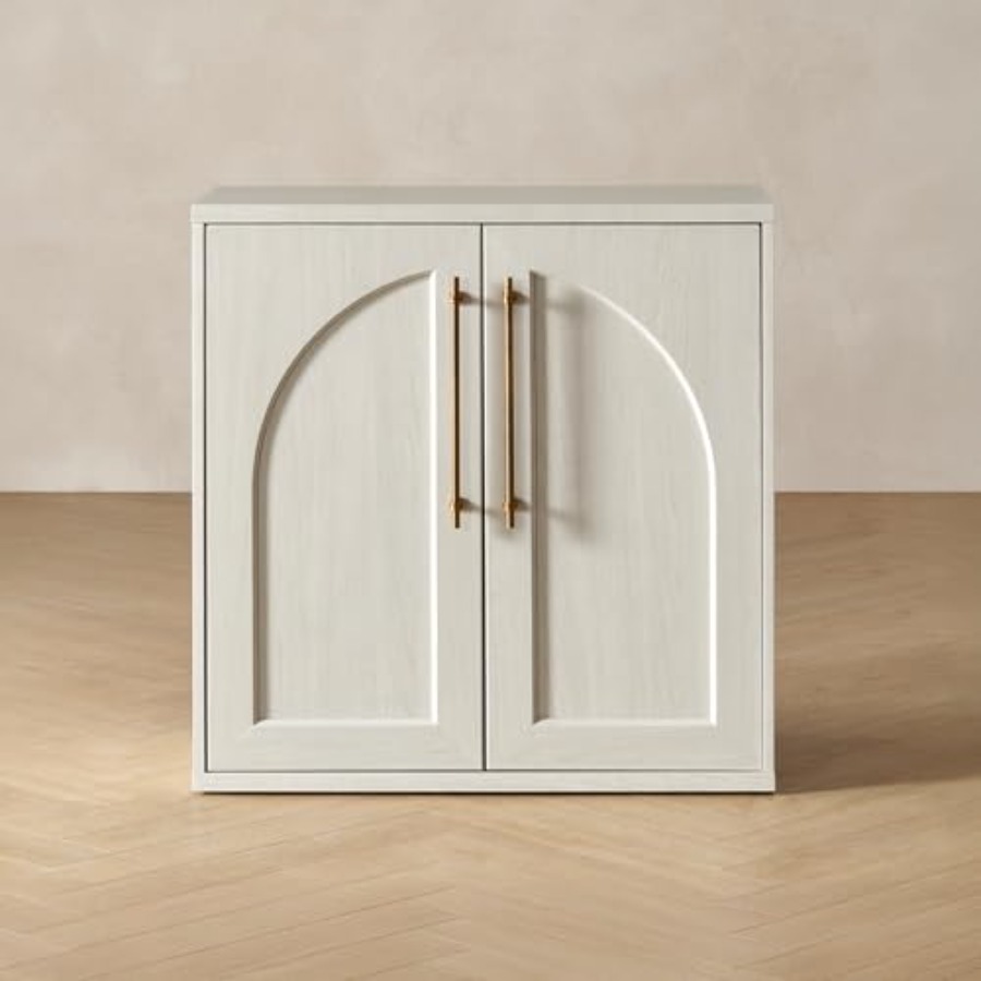 Coffee & Tea Phúc Long - Small modular oak storage cabinet for