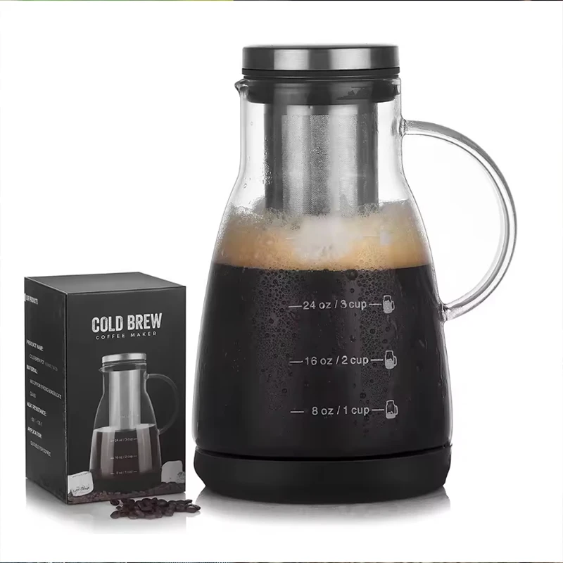 Coffee And Tea Filter - 960ml Espresso Ice Drip Maker Glass