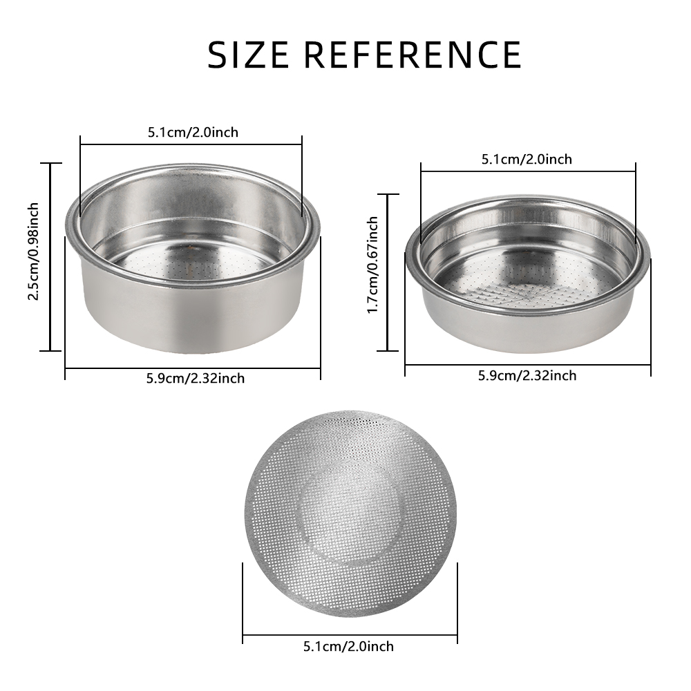 Pressured Double Layer 51mm St - đánh giá và giá Coffee And Tea Filter