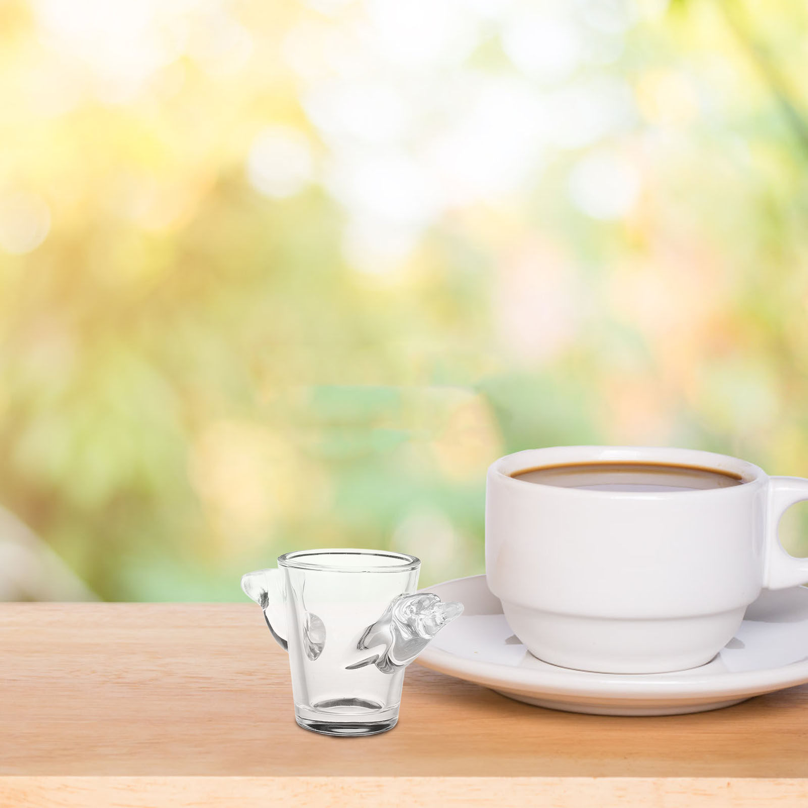 Clear Mini Shot Glass Small An - đánh giá và giá Coffee Tea Vodka