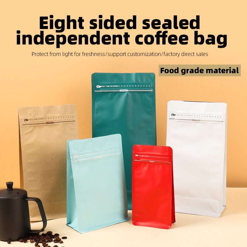 Aluminum Foil Stand-up Pouches - đánh giá và giá Coffee Bean