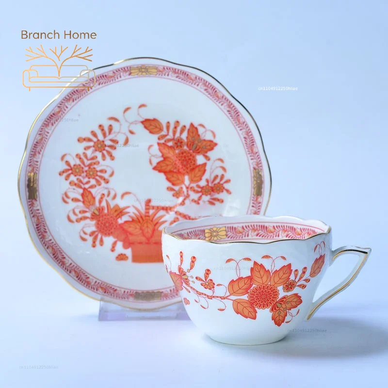 Classical Cup and Saucer Flowe - đánh giá và giá Coffee Tea Gift Basket