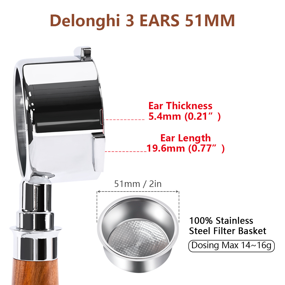 51mm Coffee Bottomless Portafi - đánh giá và giá Coffee And Tea Filter