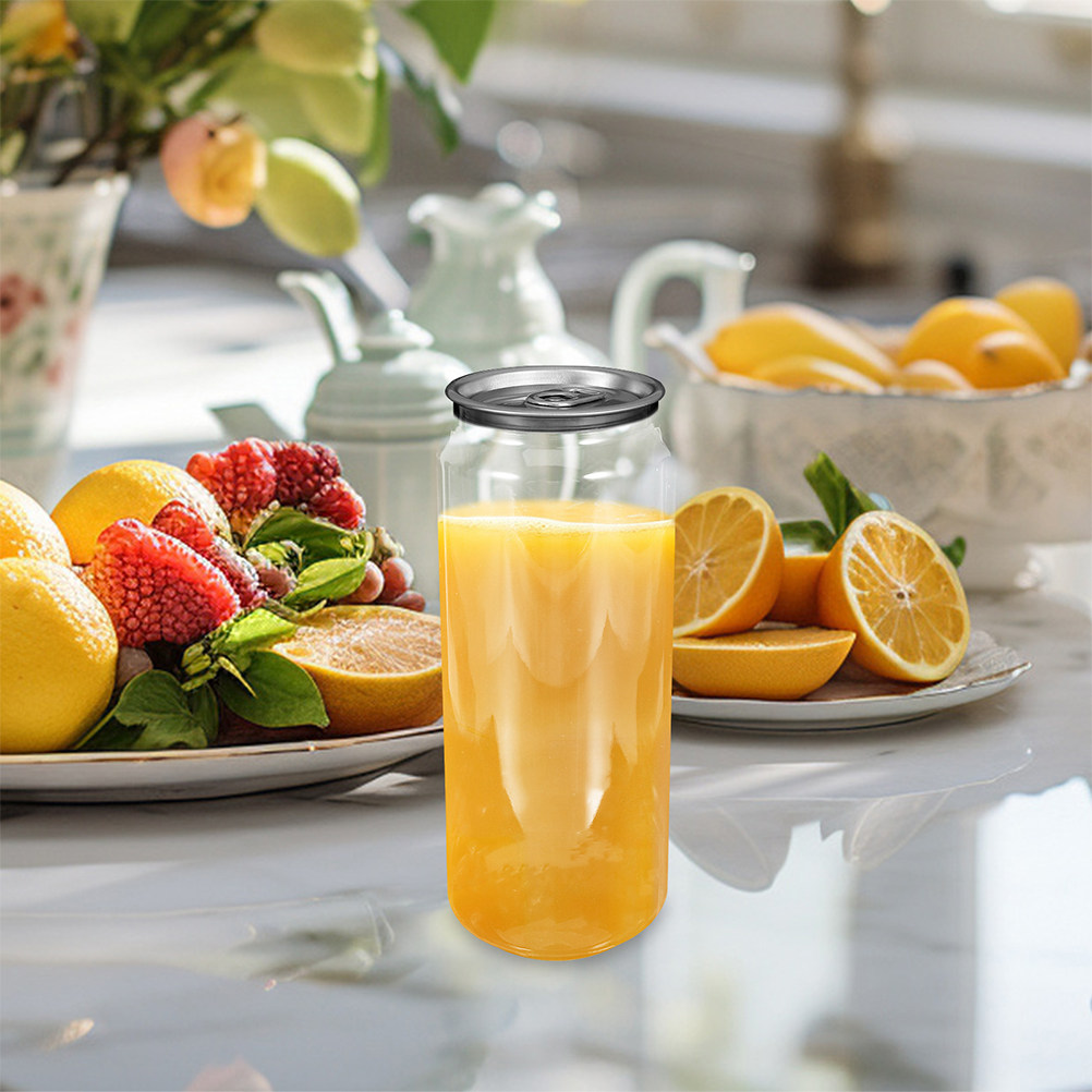 5pcs Transparent Beverage Cans - đánh giá và giá Coffee Tea Drink