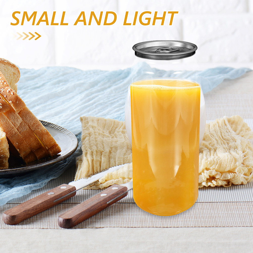 5pcs Transparent Beverage Cans - đánh giá và giá Coffee Tea Drink