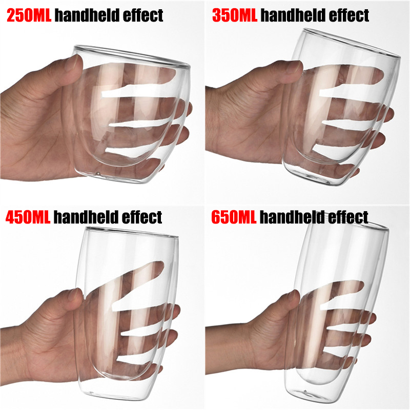 Transparent Glass Coffee Cup M - đánh giá và giá Coffee Tea Vodka
