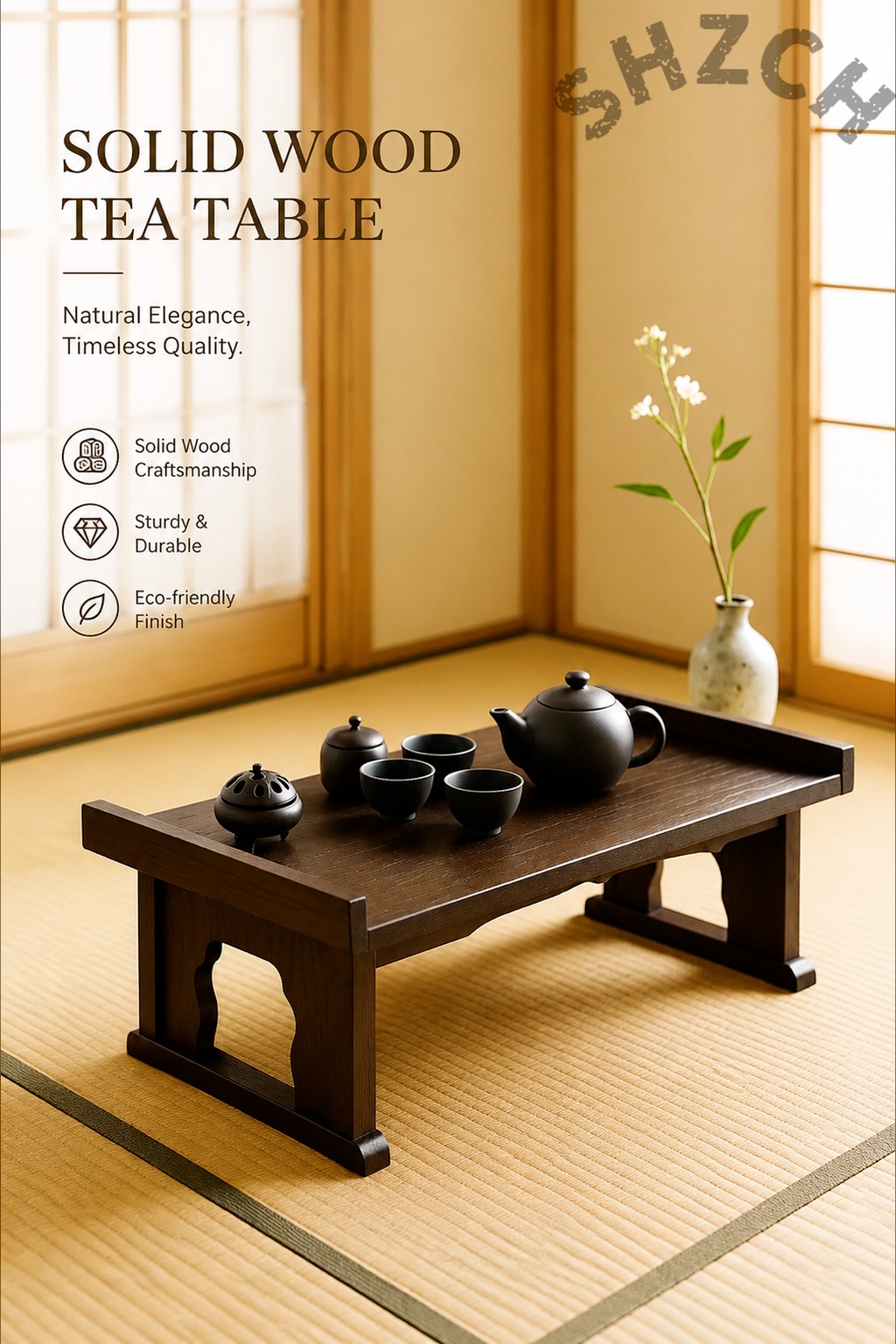 Foldable Low Wooden Tea Table  - đánh giá và giá Coffee Tea Or