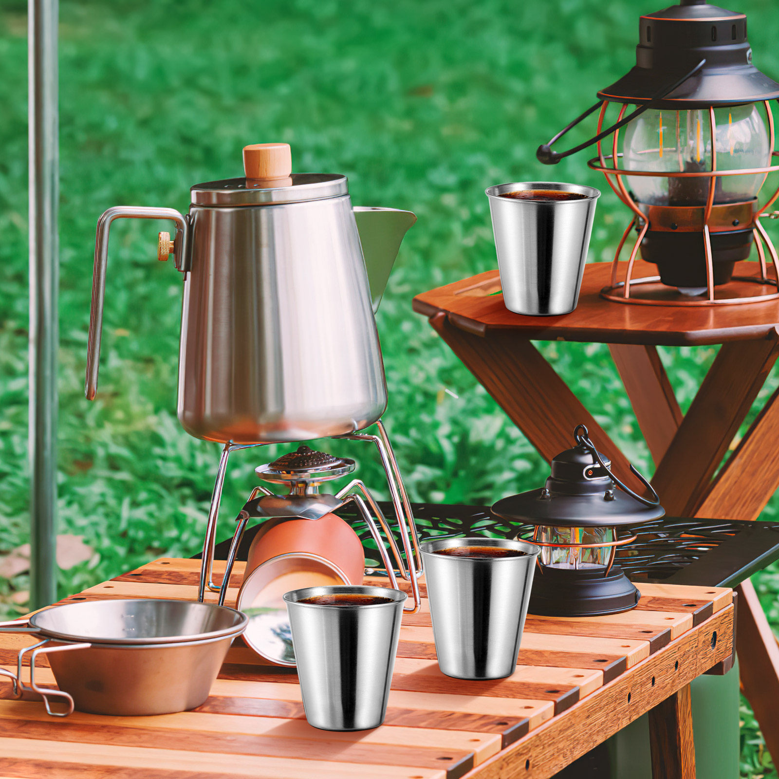 12Pcs Stainless Steel Shot Cup - đánh giá và giá Coffee Tea Vodka