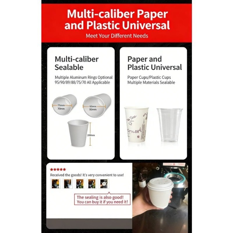 Automatic Plastic Cup Sealing  - đánh giá và giá Juice Tea Coffee