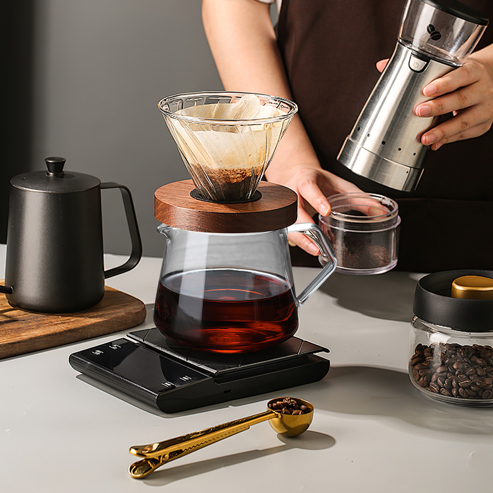 1Pcs 650Ml High Clarity Glass  - đánh giá và giá Coffee Tea Jug