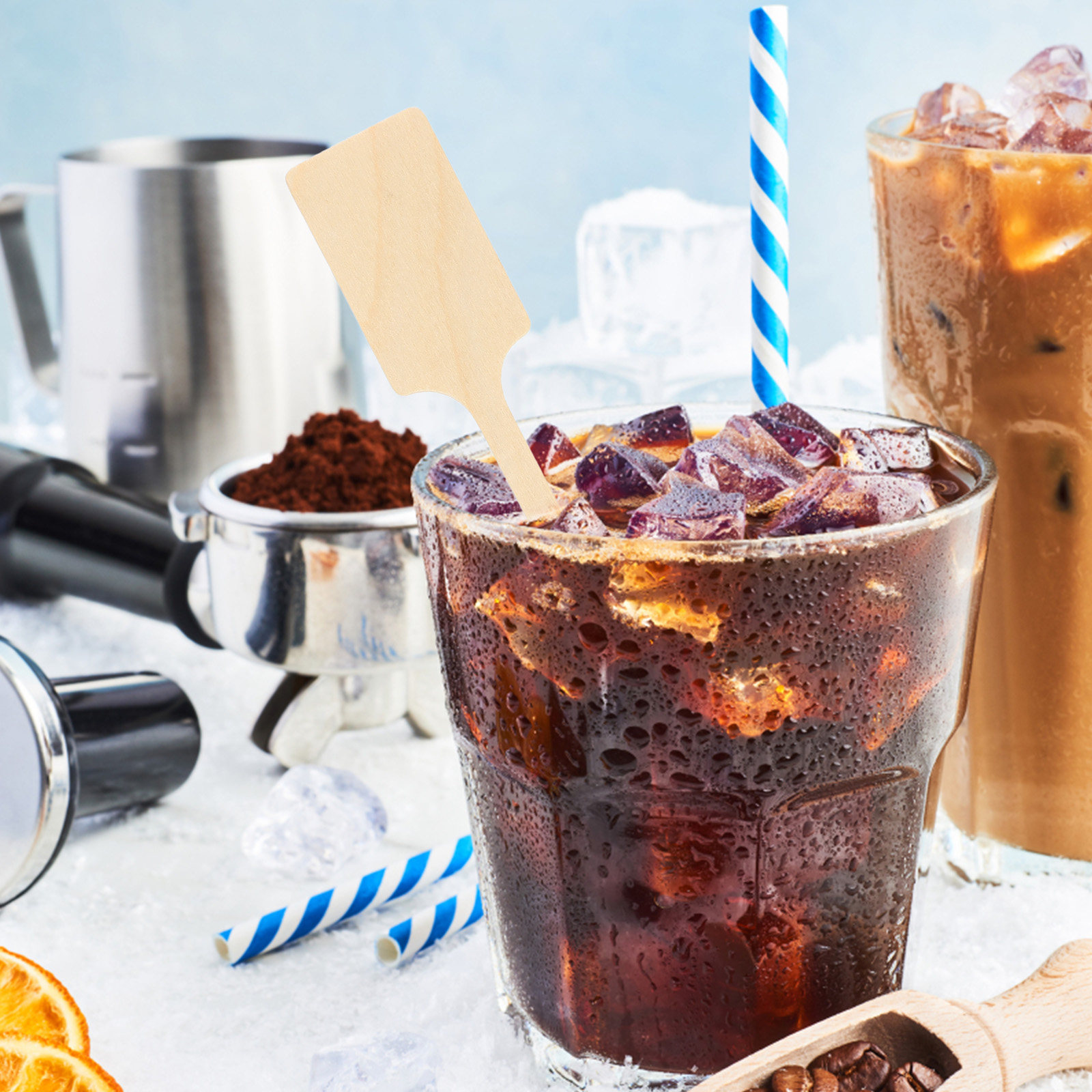 100Pcs Wooden Coffee Stirring  - đánh giá và giá Coffee Tea Drink