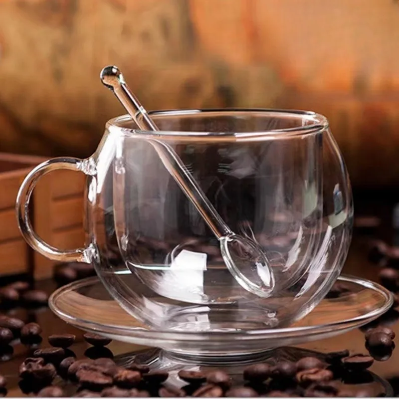 150/300ml Double Bottom Wall G - đánh giá và giá Coffee Tea Vodka