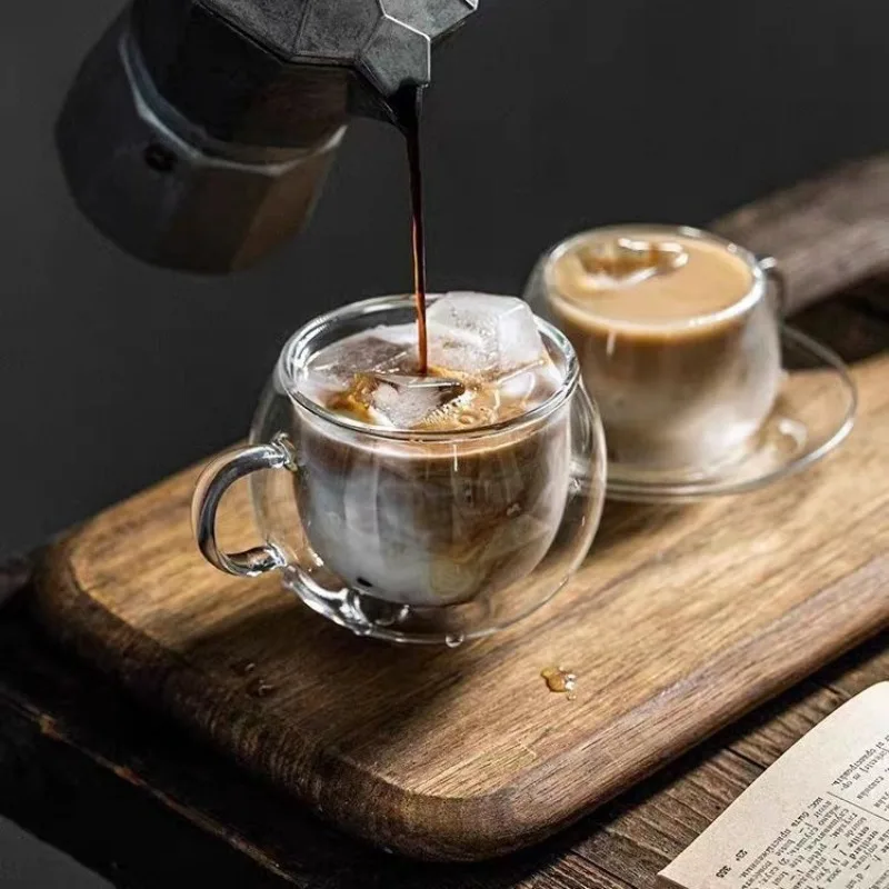 150/300ml Double Bottom Wall G - đánh giá và giá Coffee Tea Vodka