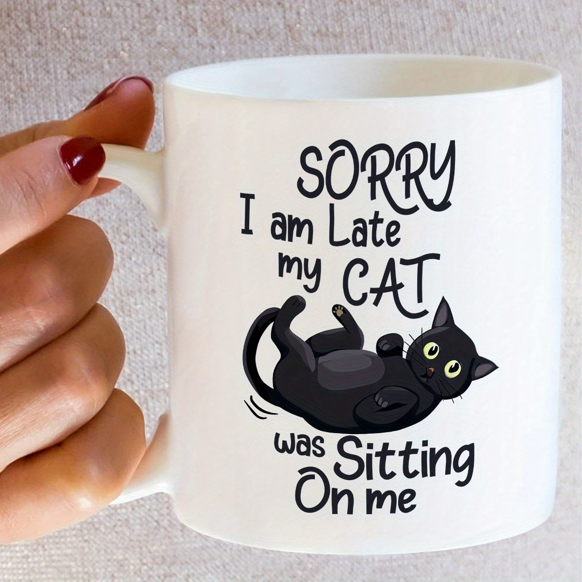 1 Funny Cat Shaped Ceramic Mug - đánh giá và giá Coffee Tea You And Me
