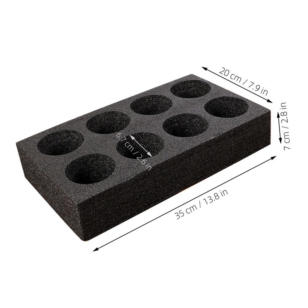 4Pcs 8-Hole Beverage Cup Tray  - đánh giá và giá Coffee Tea Drink