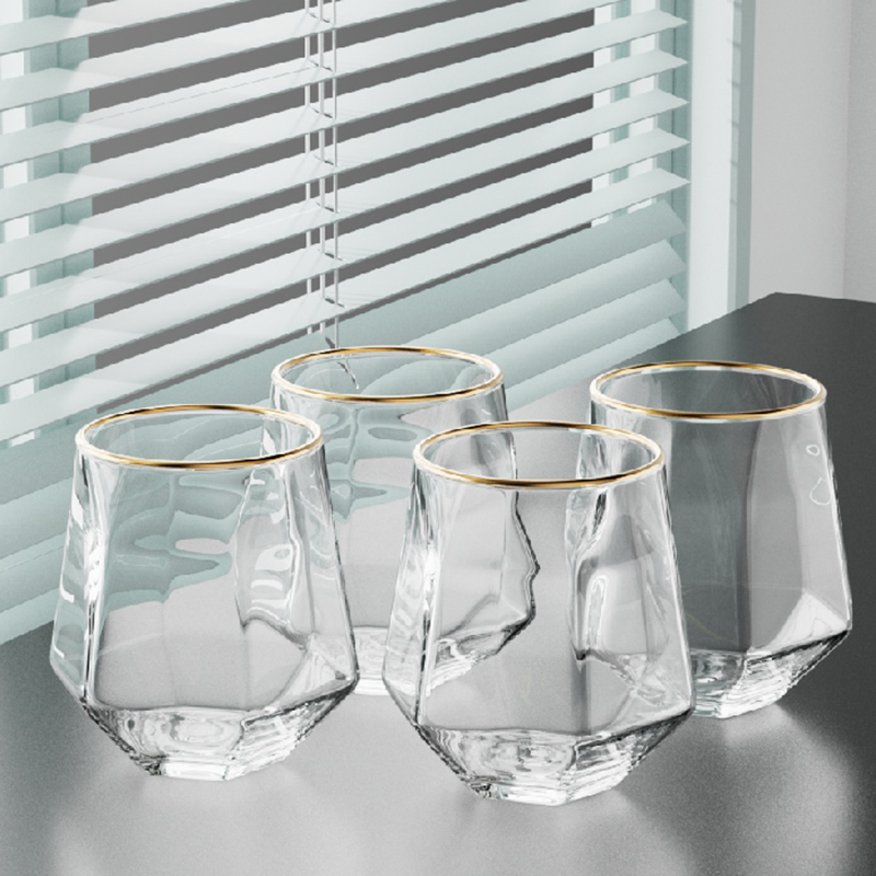 320ml 4pcs Set Hexagonal Cup W - đánh giá và giá Juice Tea Coffee