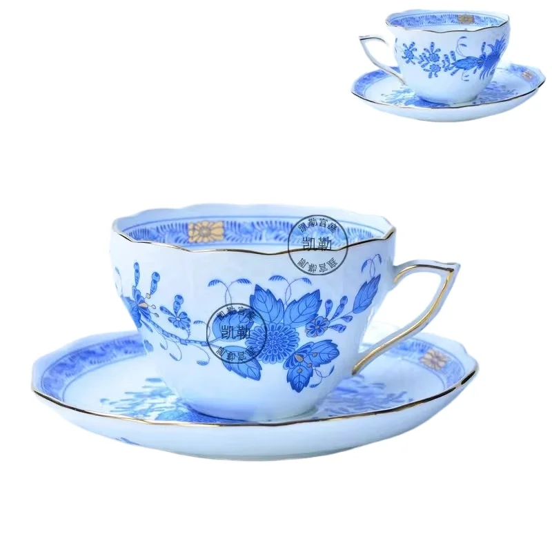 Classical Cup and Saucer Flowe - đánh giá và giá Coffee Tea Gift Basket
