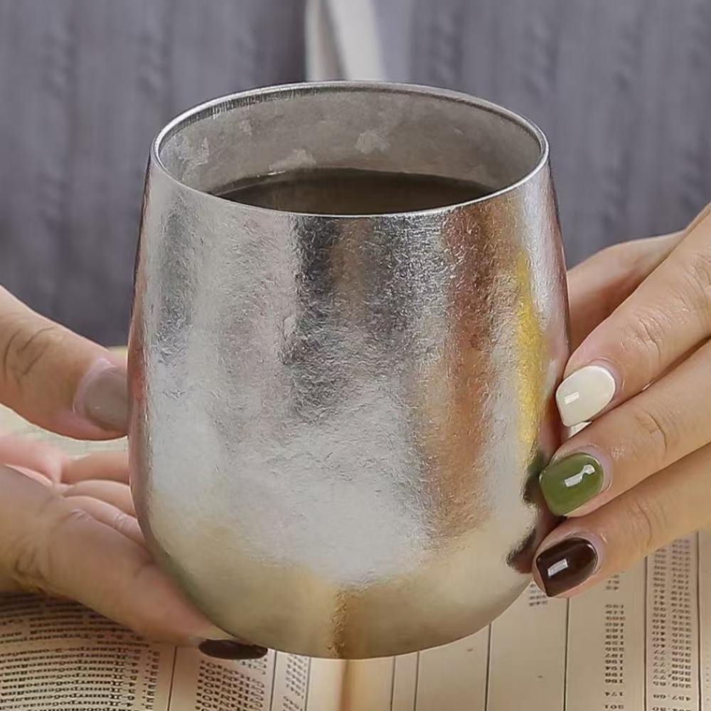 Outdoor Egg Mug Pure Titanium  - đánh giá và giá Juice Tea Coffee