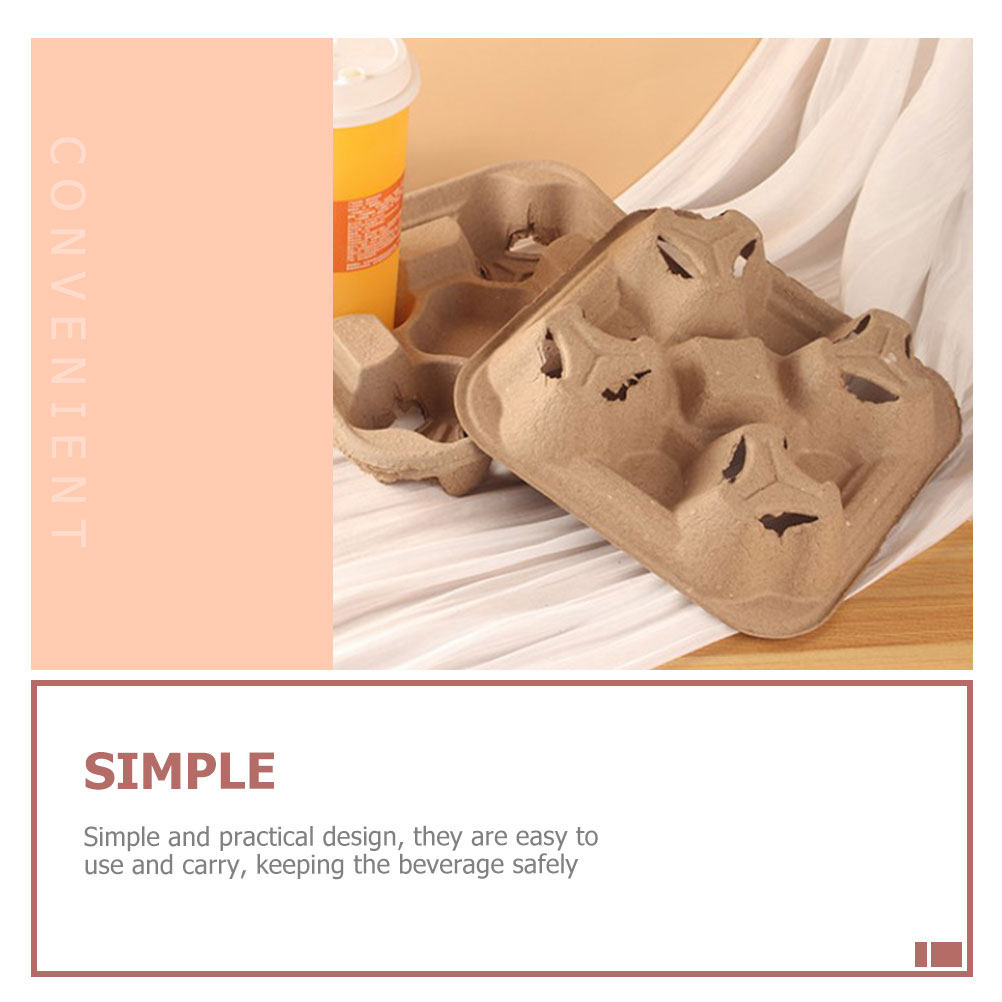 25Pcs Four-Cup Paper Pulp Hold - đánh giá và giá Coffee Tea Drink