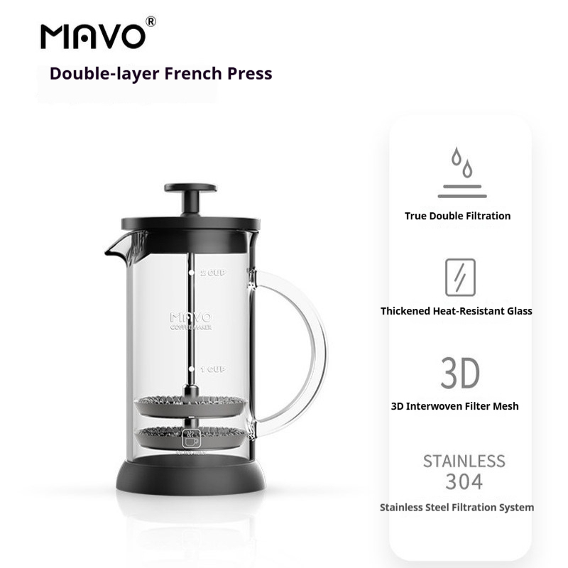 MAVO French Press Coffee Maker - đánh giá và giá Coffee And Tea Filter
