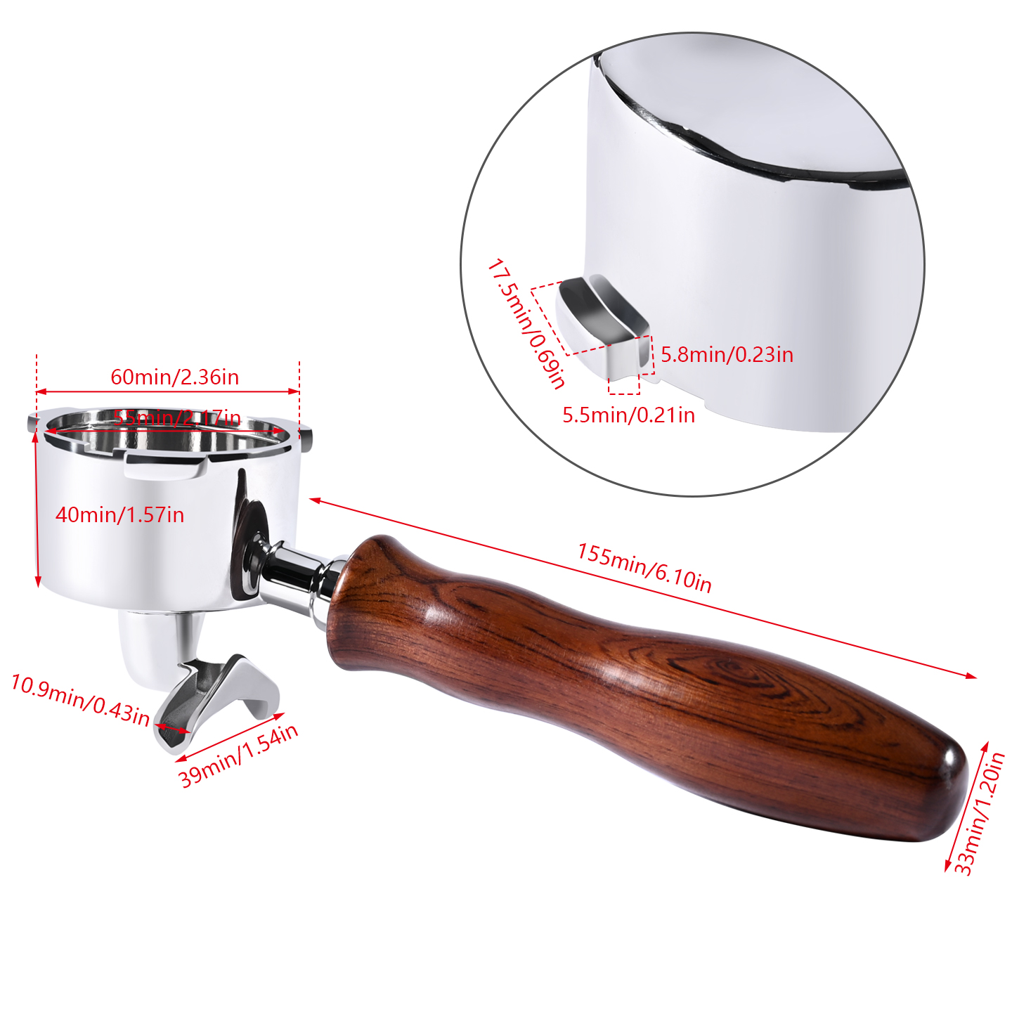 51mm Double Spout Coffee Porta - đánh giá và giá Coffee And Tea Filter