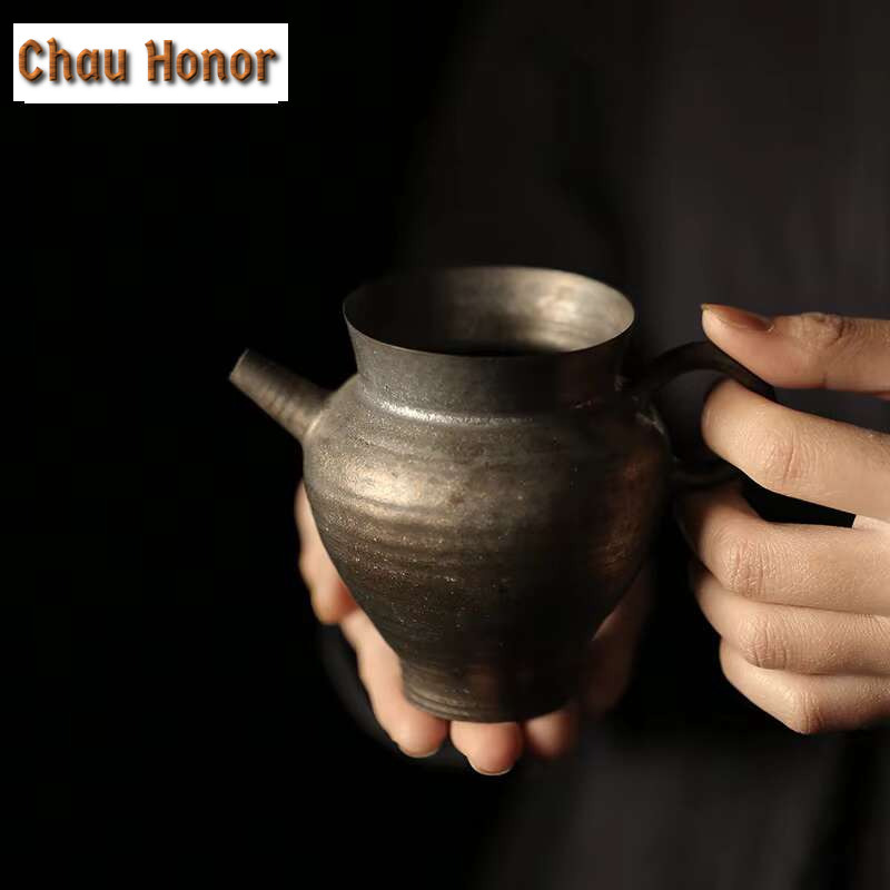 200ml Chinese Iron Rust Glazed - đánh giá và giá Coffee Tea Jug