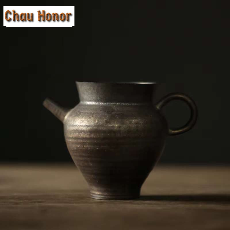 200ml Chinese Iron Rust Glazed - đánh giá và giá Coffee Tea Jug