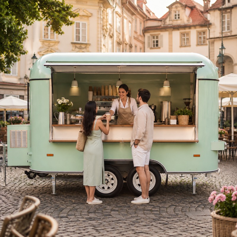 Food Cart Commercial Vending C - đánh giá và giá Juice Tea Coffee